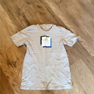 Adidas Light Gray Short Sleeve T-Shirt